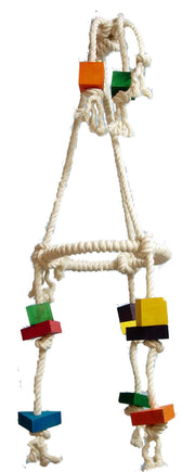 *FUNMAX Jouet Oiseaux Pyramide de Coton 30x11